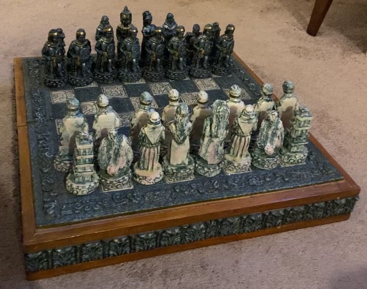 Mayan & Aztec chess board