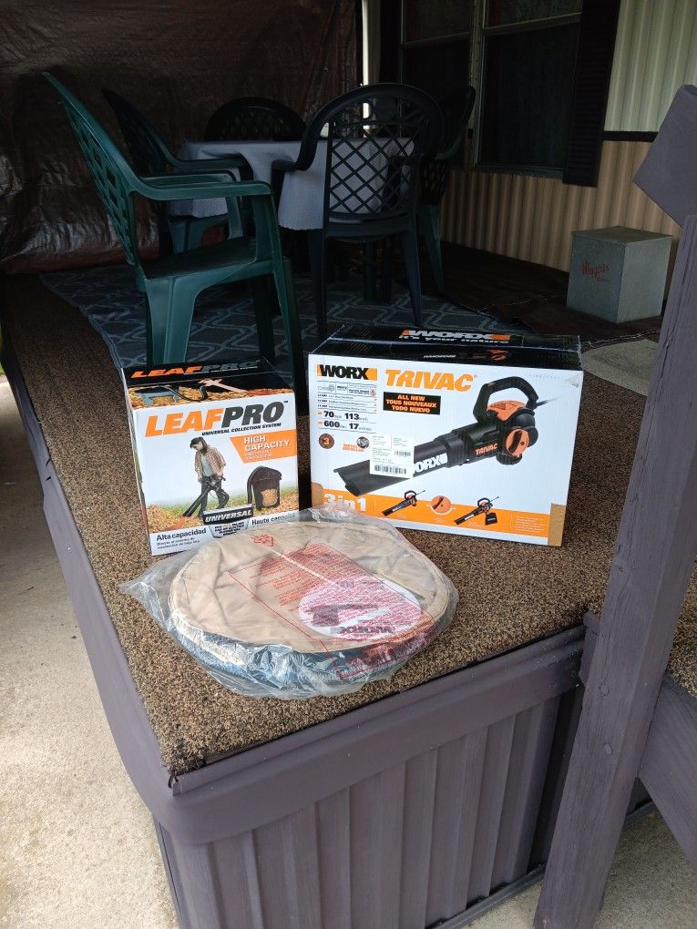 WORX 3 IN 1 LEAF BLOWER AND VACCUM BRAND NEW NEVER USED