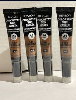 4 PACK REVLON SKIN AWAKEN 5 IN 1 CONCEALER 075 CAFFEINE+VITAMIN C