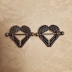 Anicina 14G Nipple Rings