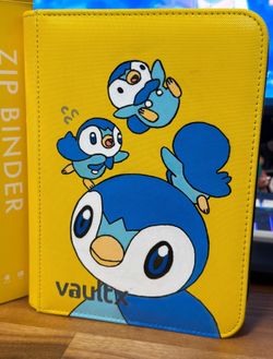 Custom Pokemon Binder - Piplup 4 Pocket Vault X