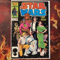 1986 Star Wars #107 (🔑 Final Issue, High Grade)