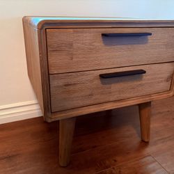 Castlery Seb 2 Drawer Nightstand