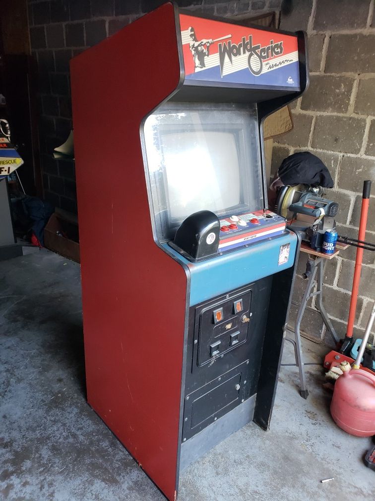 Cinematronics world series baseball arcade game