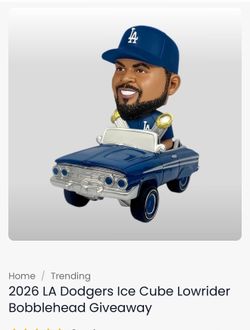 Ice cube bobble head