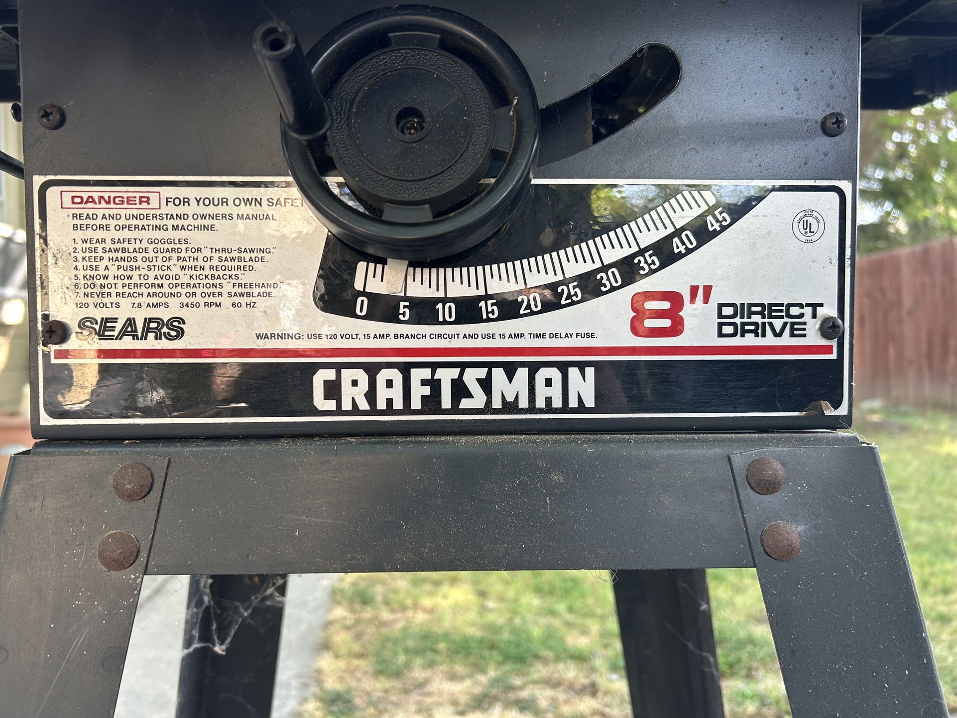 Craftsman Table saw (cheap)