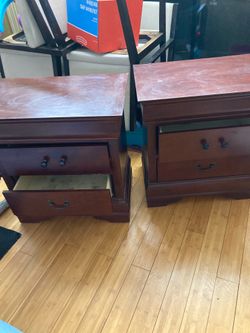 Two nightstands for $50 both