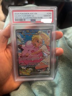 2026 Pokemon Ascended Heroes Lillies Clefairy Special Illustration Rare PSA 10