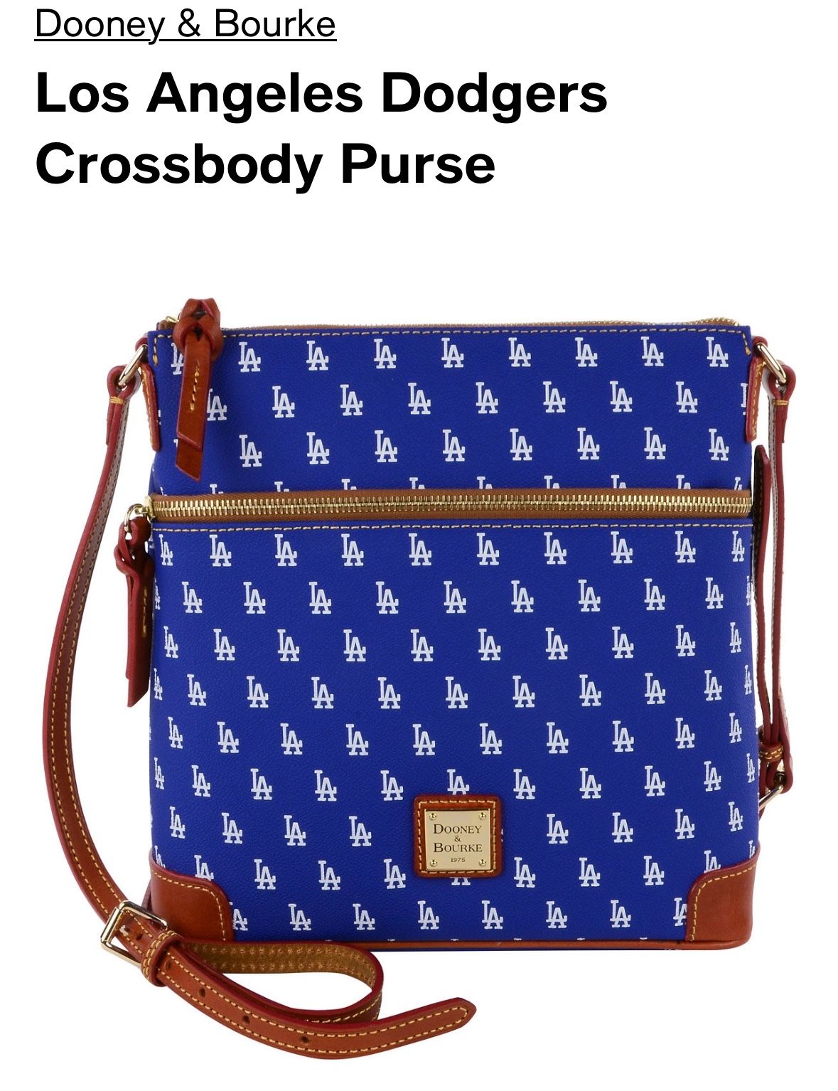 Dooney Bourke LA Dodgers Crossbody Bag