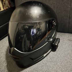 Biltwell Lane Splitter Helmet/Cardo Included