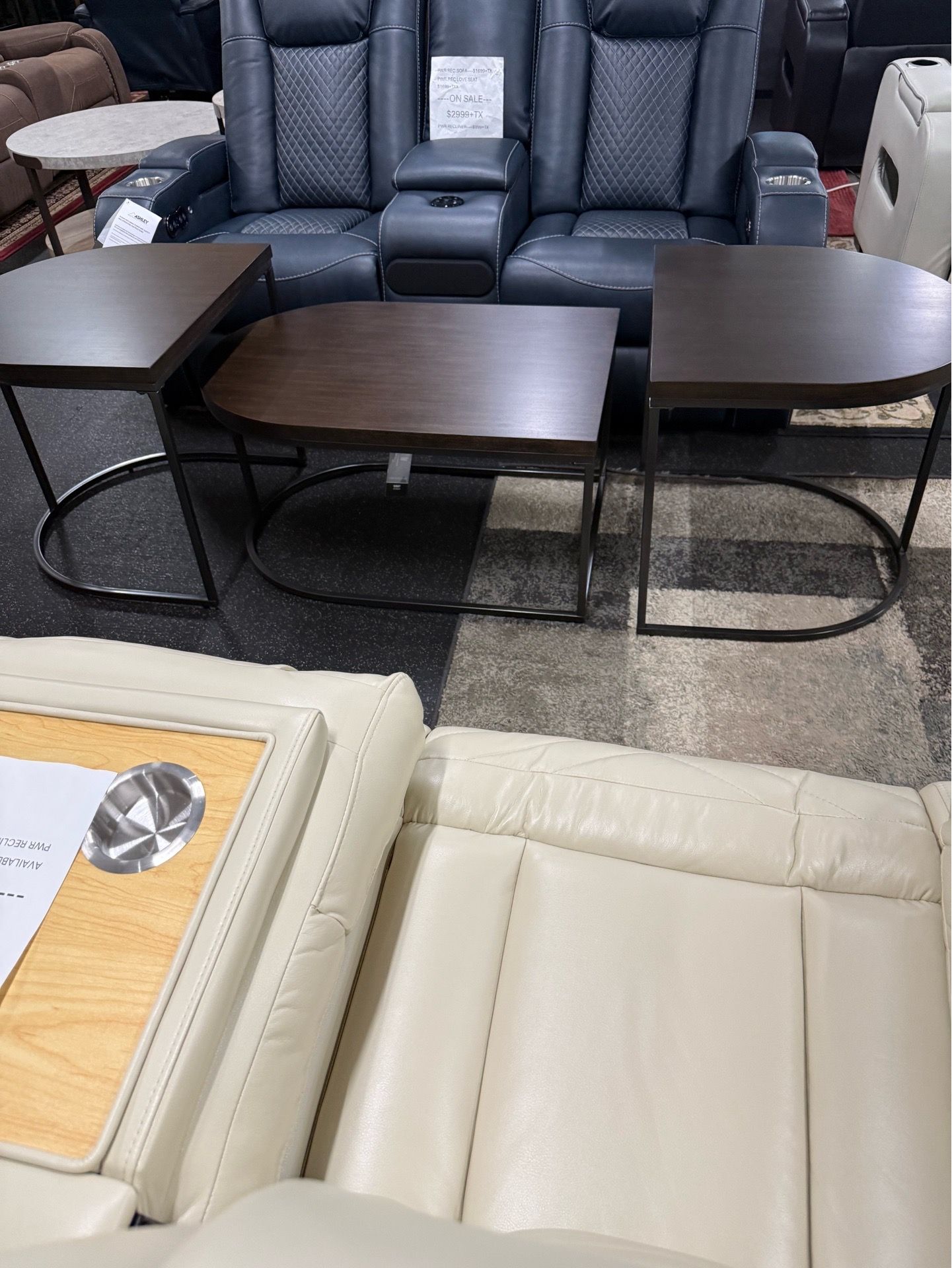 3 Pac coffee table set on sale