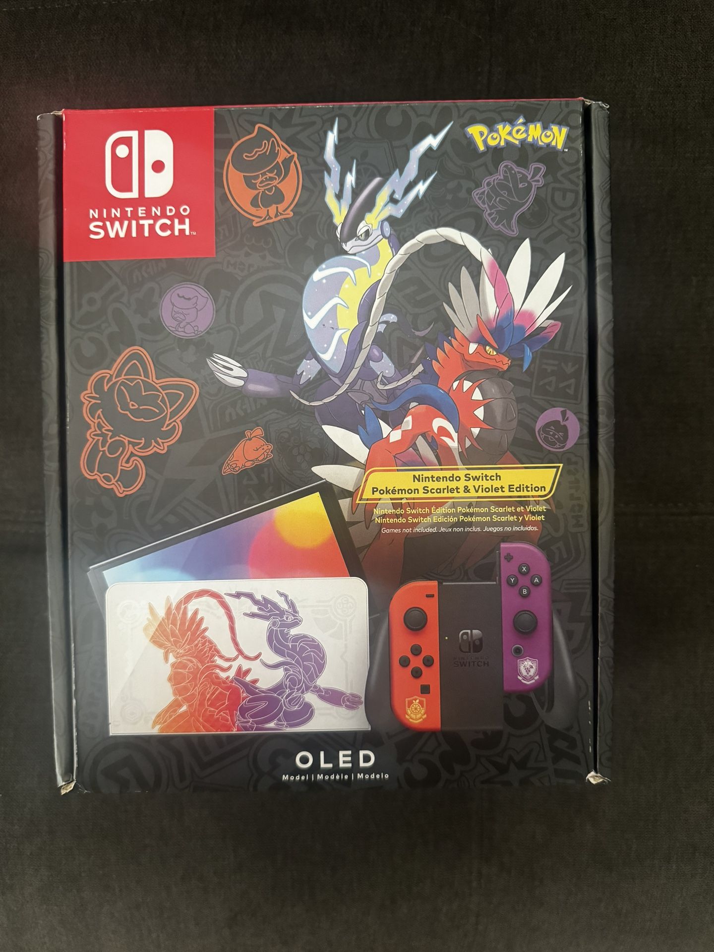 Nintendo Switch Pokemon Scarlet And Violet Edition OLED