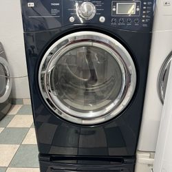 Lg Gas Dryer With Pedestal ( Delivery Available)