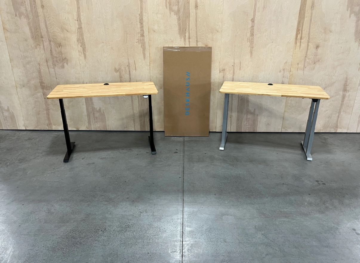 Desk Haus 30” X 60” Rubberwood Table Tops (x2)