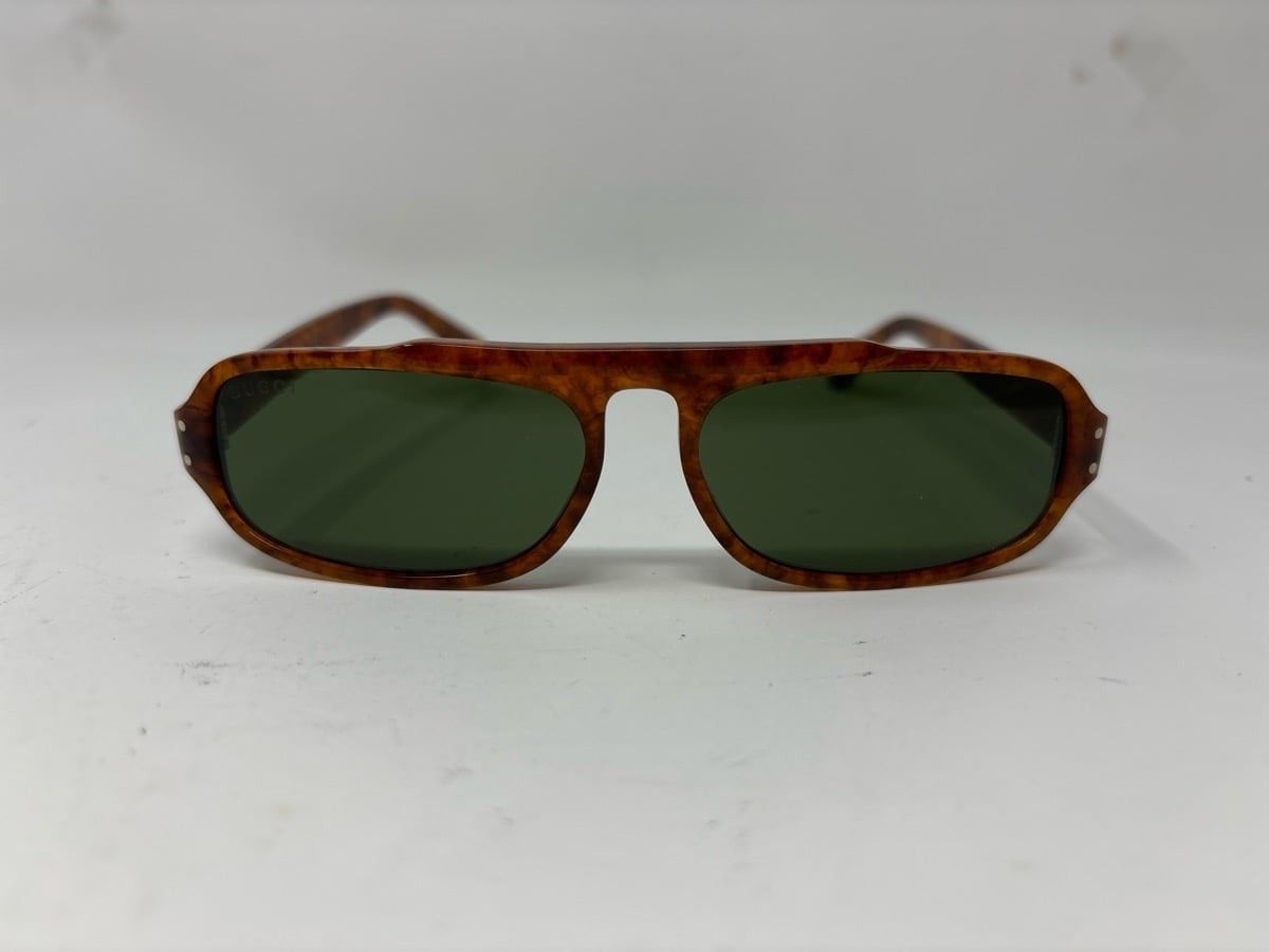 Gucci Sunglasses Havana Green Lens (#12324)