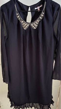Victoria’s Secret Navy Blue Chiffon Dress