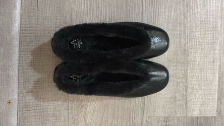 Aqualtalia Fuzzy Leather Flats