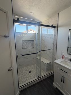 Shower, Glass door
