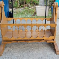 Antique Wooden Cradle 