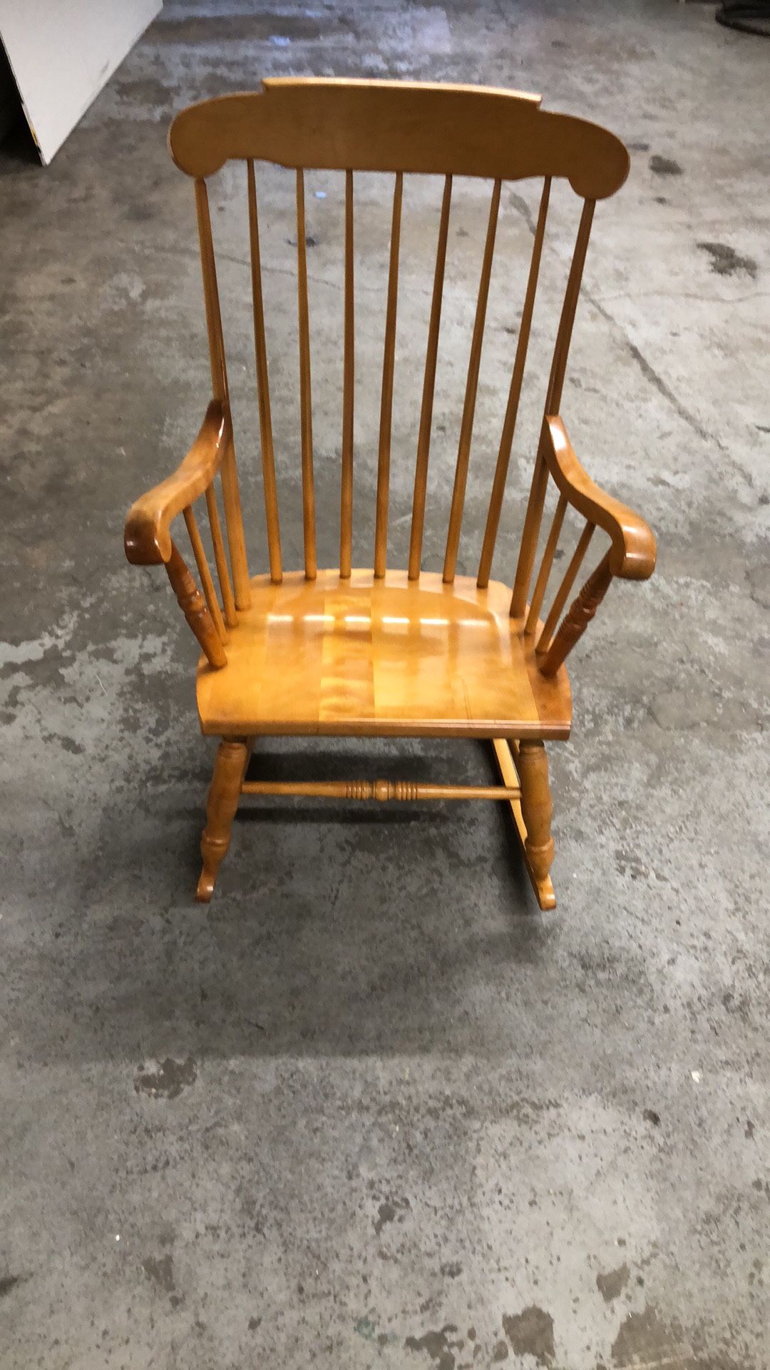 Perfect condition solid wood rocking chair