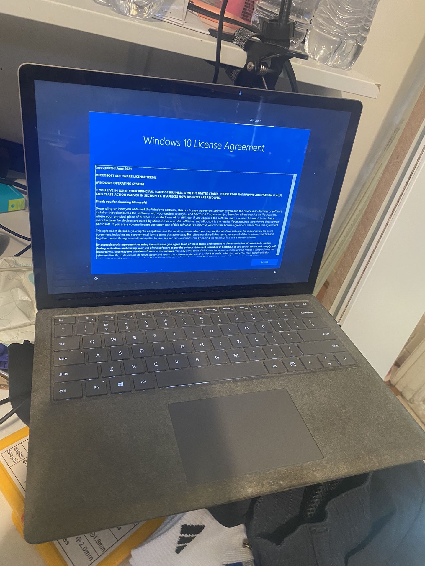 Microsoft Surface Laptop (1st Gen) (Intel Core i7, 16GB RAM, 512GB) - Cobalt Blue