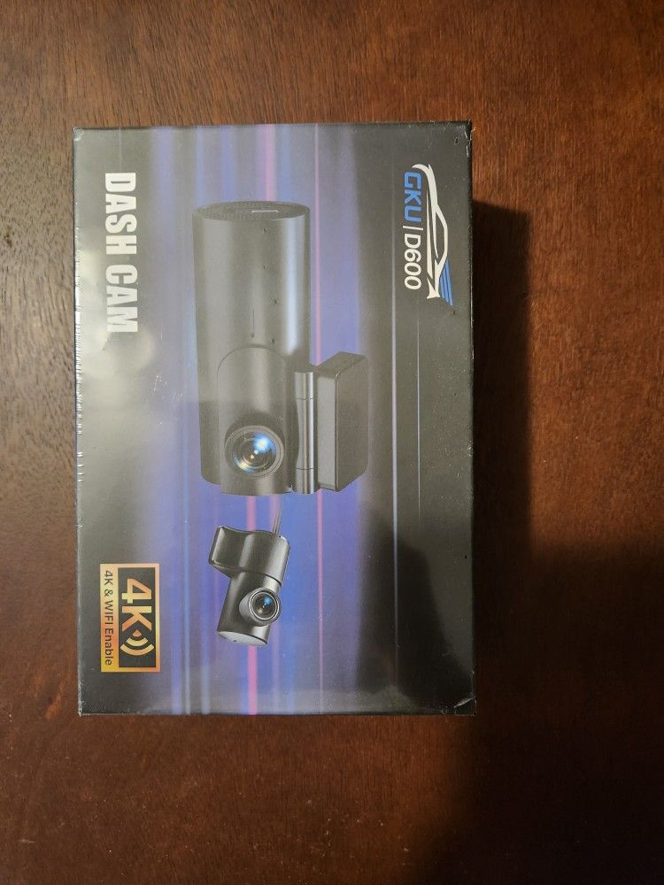 GKU Dash Cam Front and Rear Camera - 4K + 1080P Dual Dash Camera for Cars