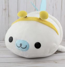 NEW San-X Mamegoma seal plushie in bee costume