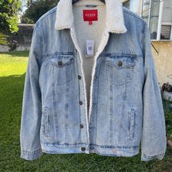 Men’s Jacket Xl Guess Chamarra Denim 