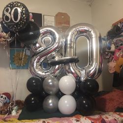 Number Balloon Bouquet 