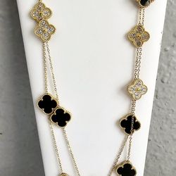 Stainless Steel Clover Necklace