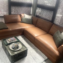 Brand New Leather Sectional