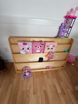 Montessori Kids Book Rack / Children’s Bookshelf – Solid Wood