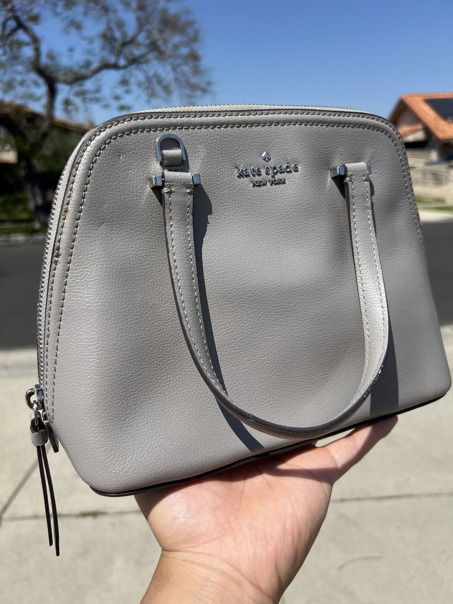 Grey Kate Spade Bag