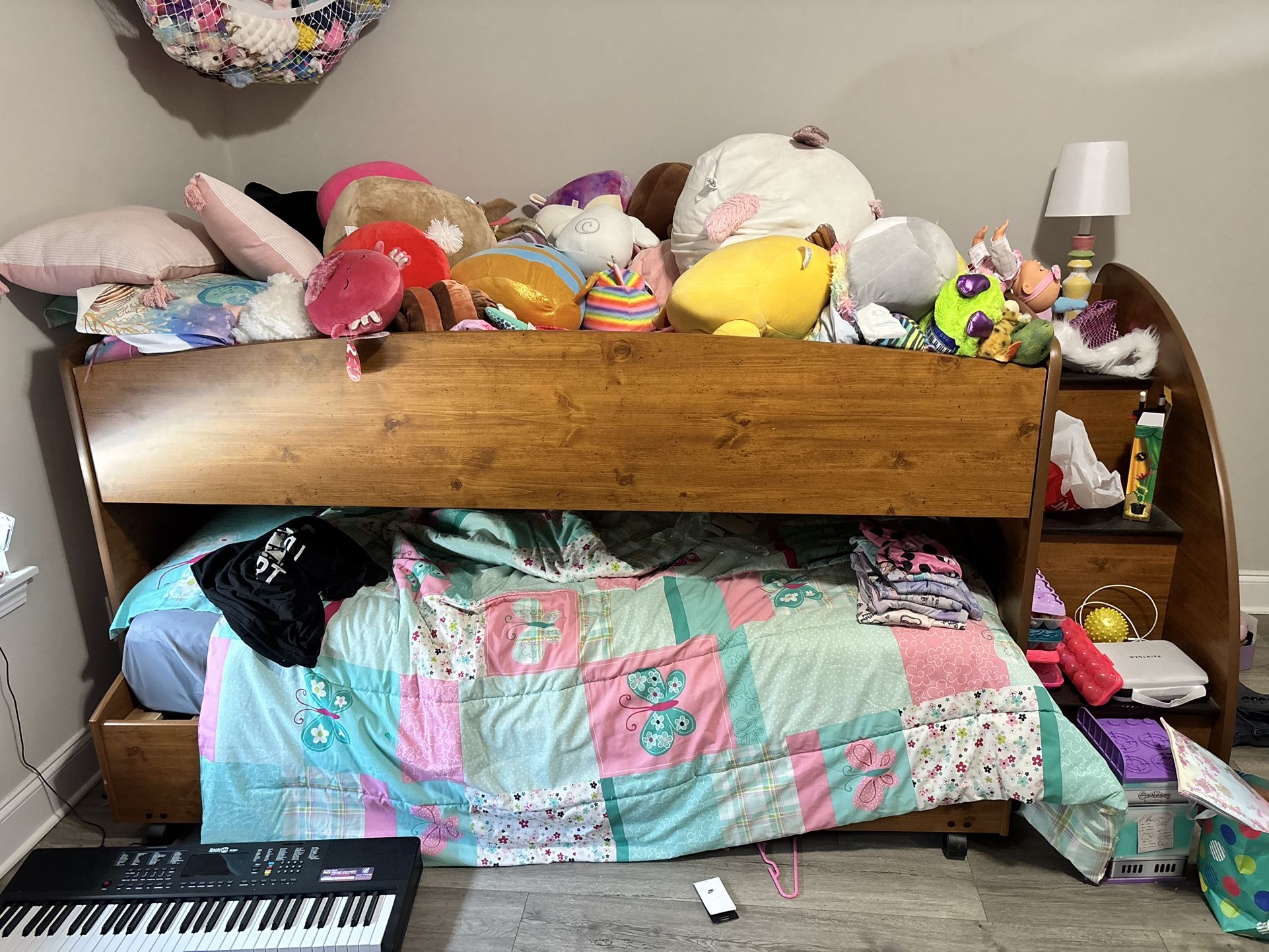 Bunkbeds With Attached Stairs