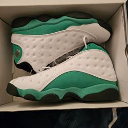 Retro 13 Lucky Green Jordans 10.5