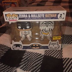 Funko Pop...Zebra & Bullseye Batman
