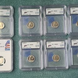 High Graded 10c Dimes Coins