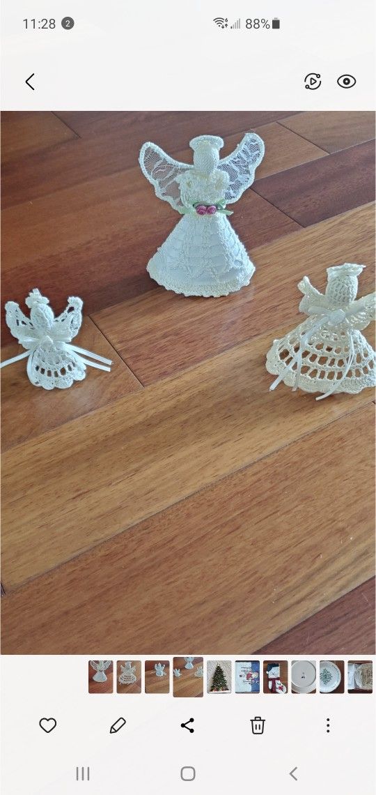 3. Delicate Lace Angels