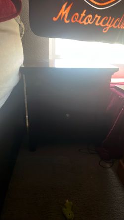 Bed side table and drawer