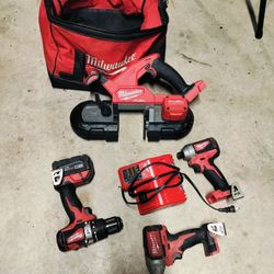 Milwaukee And DeWalt Tools