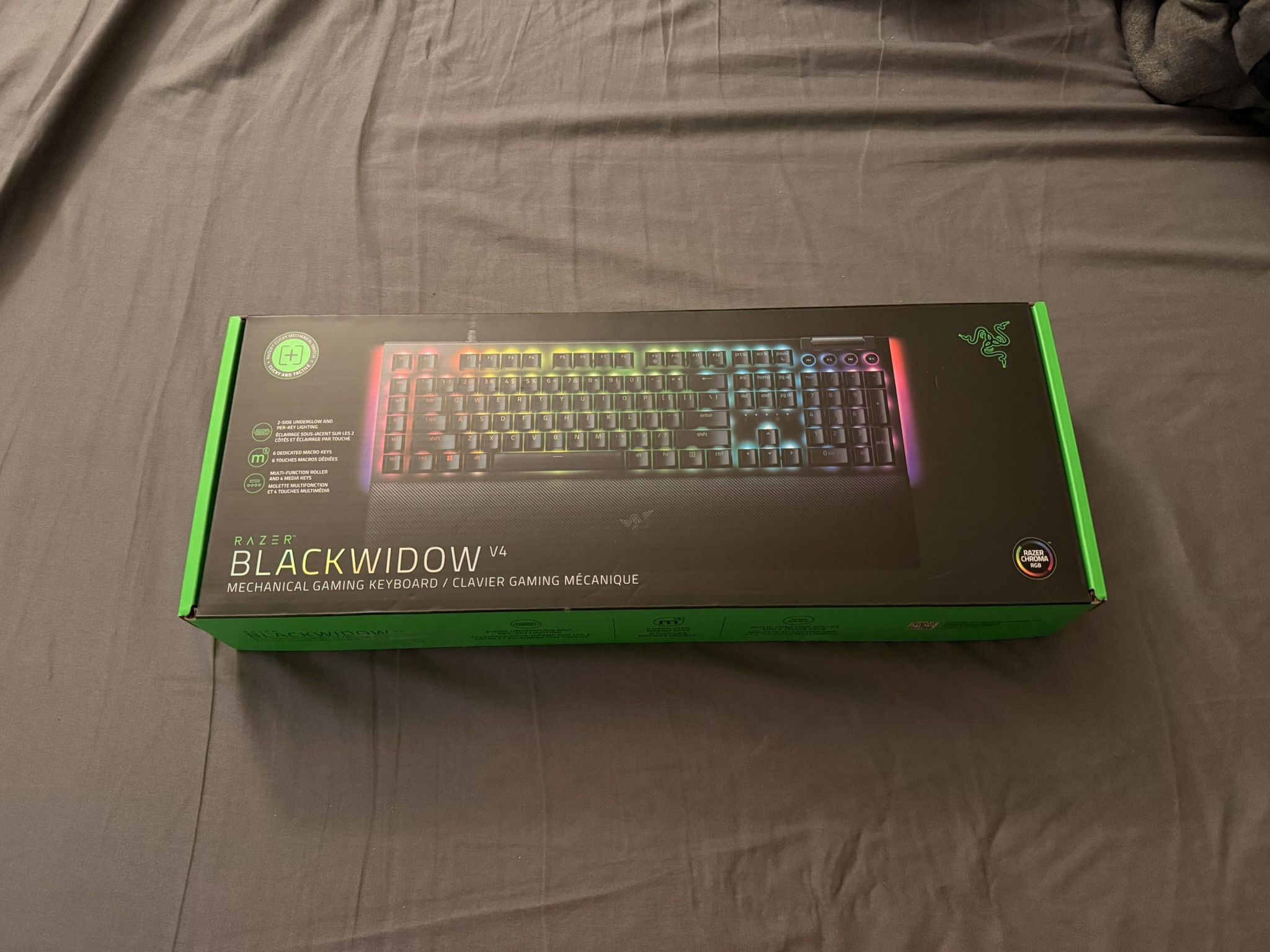 Razer BlackWidow V4 Mechanical Gaming Keyboard - Excellent Condition