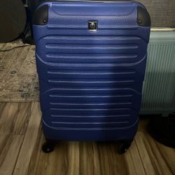 Blue Carry-on Size Luggage