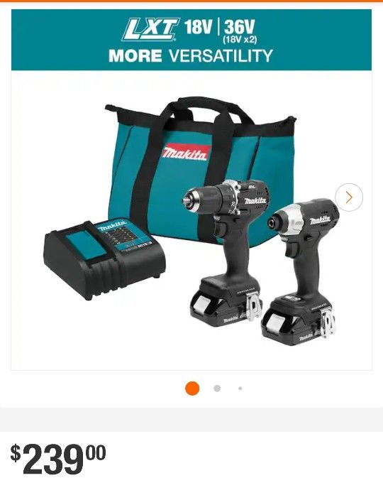 Makita18V LXT Sub Compact Lithium Ion Brushless Cordless piece