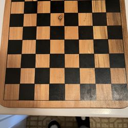 Two Vintage Wooden Game Boards Reversible 