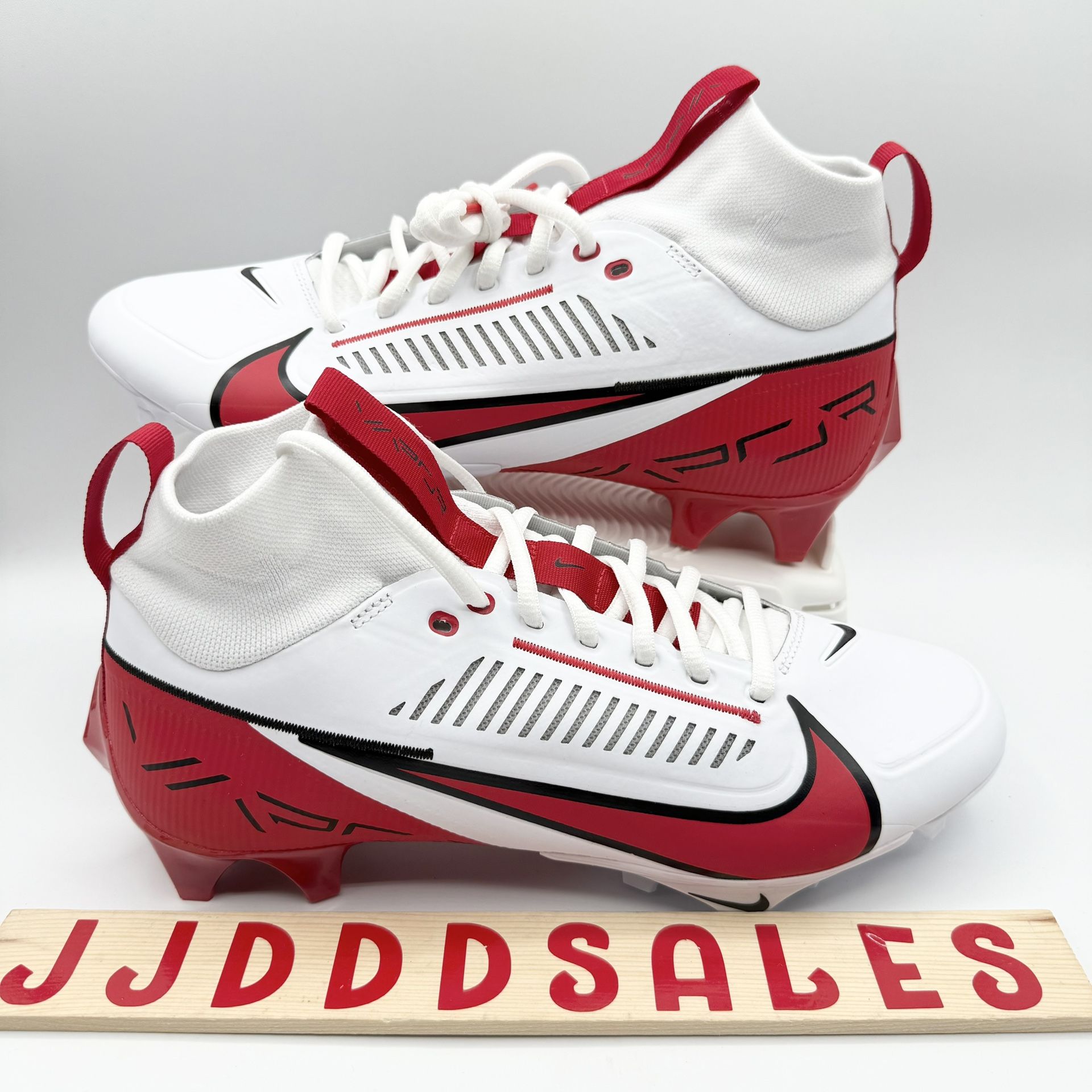 Nike Vapor Edge Pro 360 TB Football Cleats Red White FQ4044