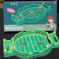 Football Table Interactive Game 2 Players Battle Ministure Tabletop Soccer Finger Pinball Games Puzzle Leisure Toys for Children Boys Girls Family
