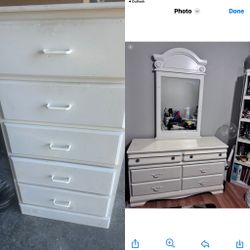 White Wood Bedroom Set