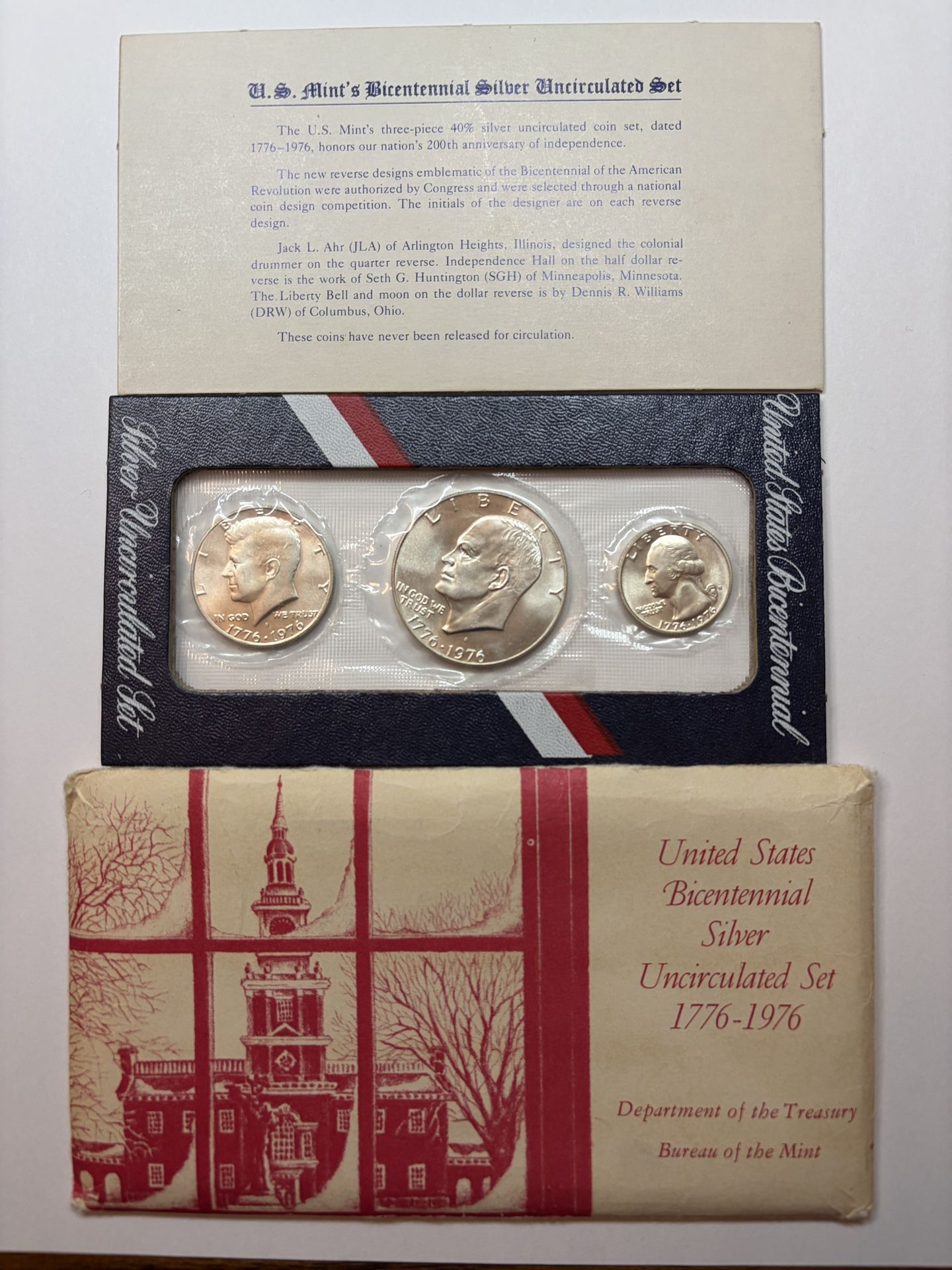 United States Bicentennial Silver Uncirculated Coin Set