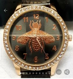 Fashion Watch with Rhinestones unisex