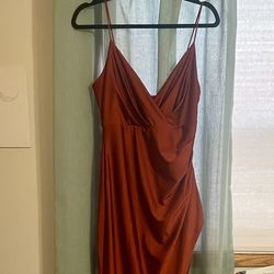 Windsor  Long Dress Burnt Orange Size Medium